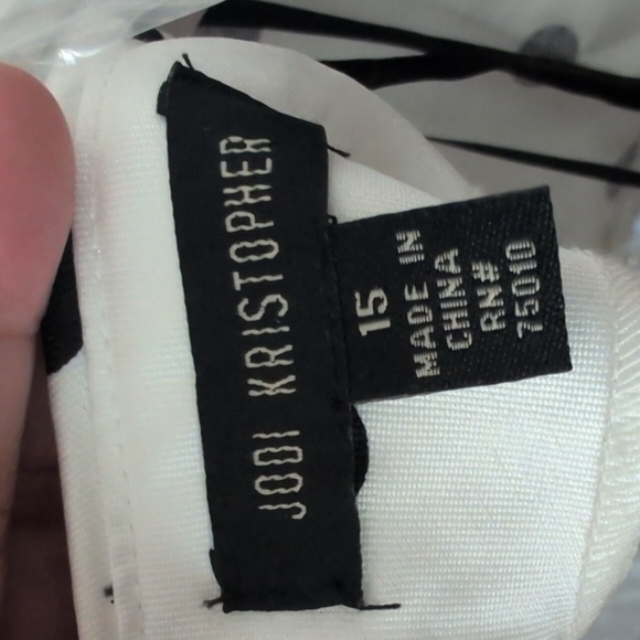 Consigned - Jodi Kristopher Cream and Black Polka Dot Skirt - Picture 4 of 4